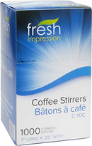Fresh Impressions Birchwood Stir Stick  C-10C 7" 1000/bx