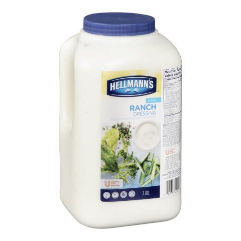 Hellmans Creamy Ranch Dressing  2x3.78L