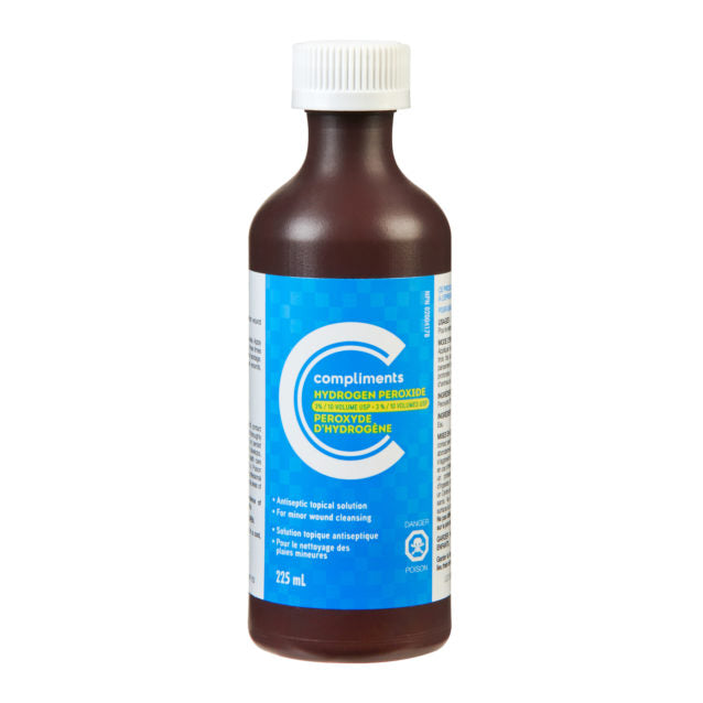 Compliments Hydrogen Peroxide  ea/225ml