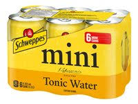 Schweppes Tonic Water Mini Can 4x6x222mL