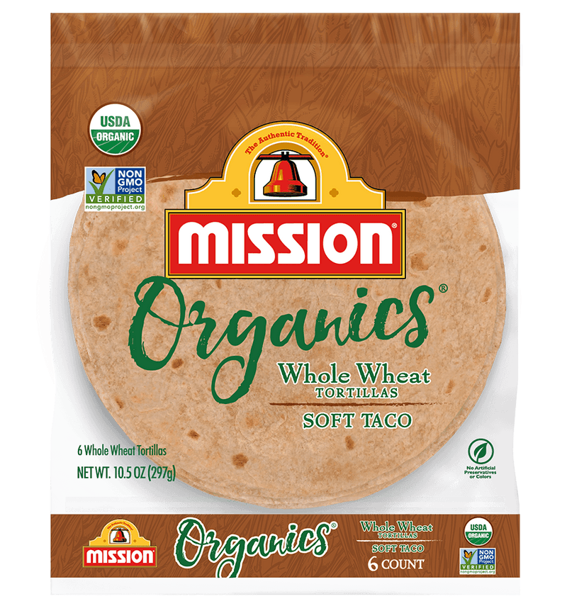 Misson Wrap Tortilla - Whole Wheat (12") 6x12's