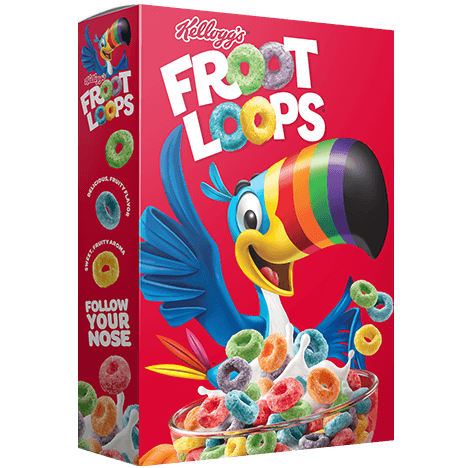 Kelloggs Cereal - Froot Loops 10x230gr