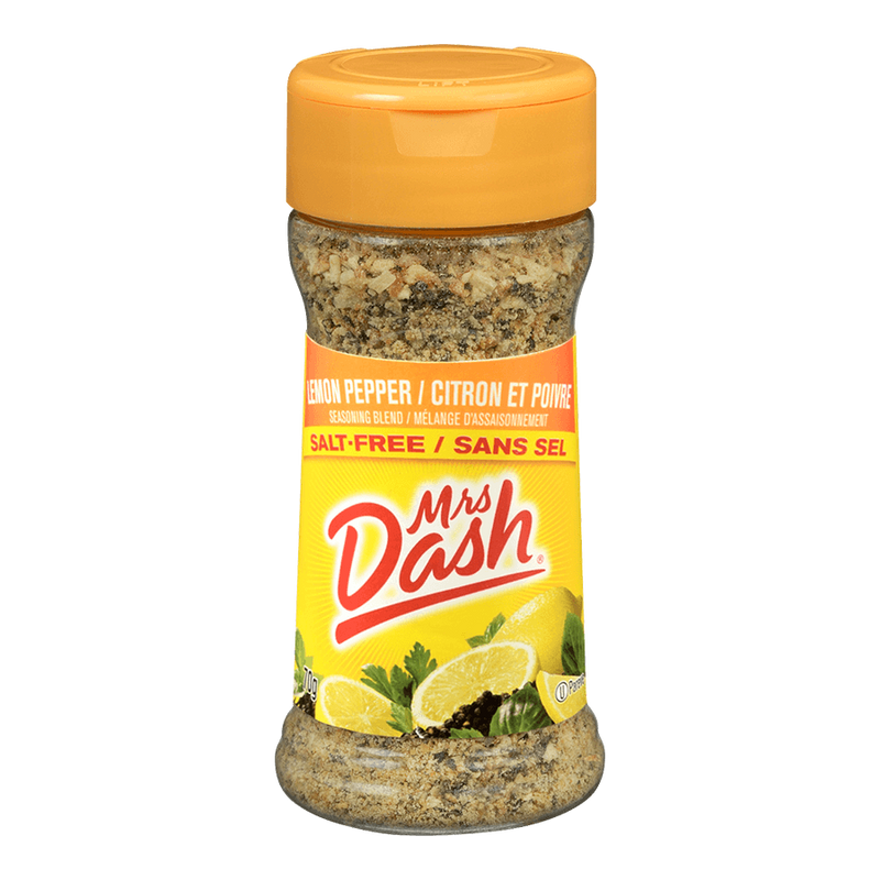 Mrs Dash Salt Substitute - Lemon Pepper  ea/70gr