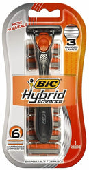 Bic Shaver Hybrid Mens  6/ctn