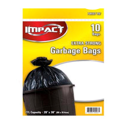 Impact Garbage Bags Black 26X36