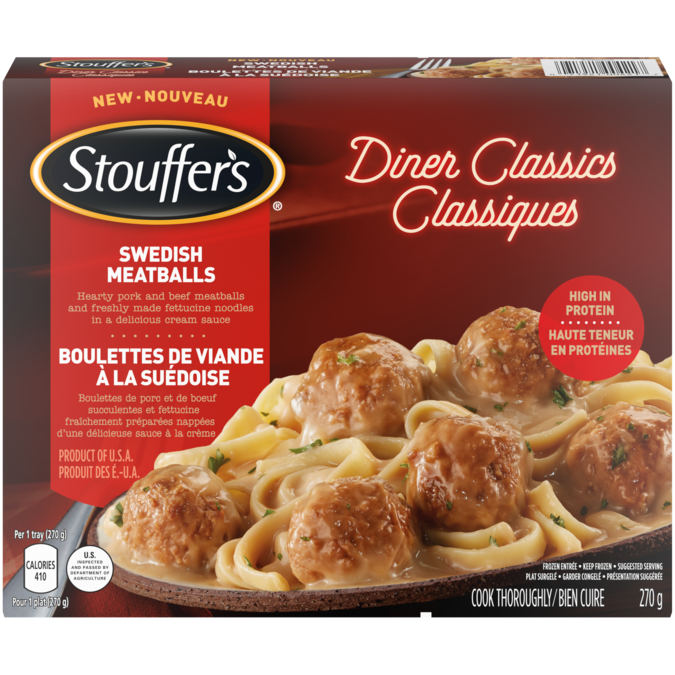 Stoufers Classic Dinner - Sweedish Meatballs 12x270g