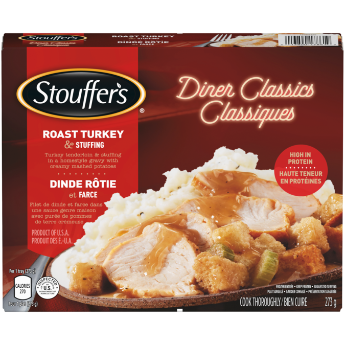 Stoufers Classic Dinner - Turkey & Stuffing 12x273g