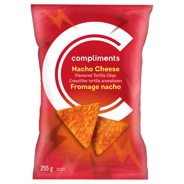 Compliments Chips - Nacho Tortillas ea/255gr